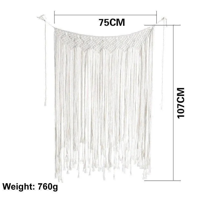 Handmade Large Macrame Backdrop Wall Hanging
