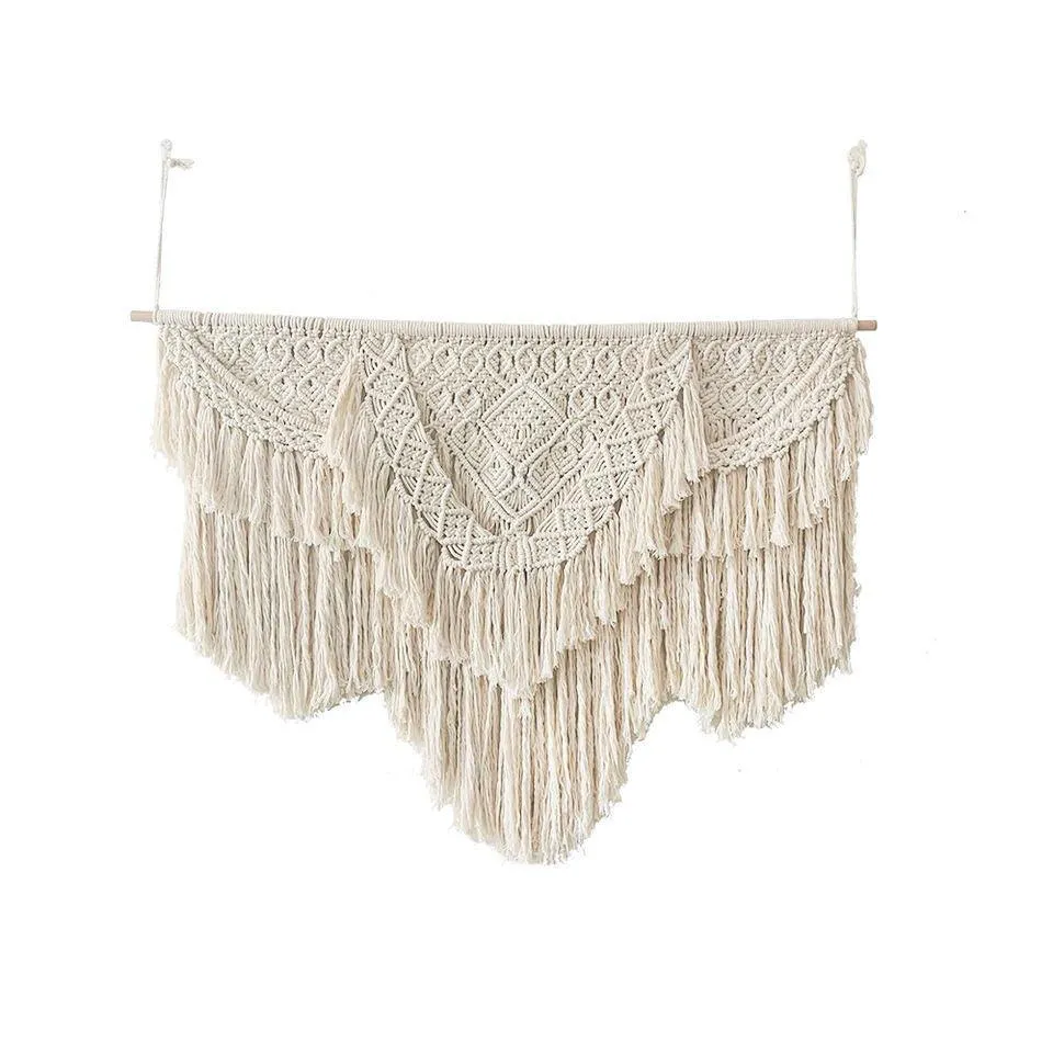 Handwoven Sizable Macrame Wall Hanging Tapestry