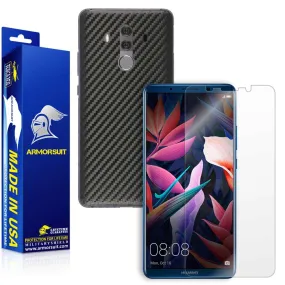 Huawei Mate 10 Pro Screen Protector   Black Carbon Fiber Skin