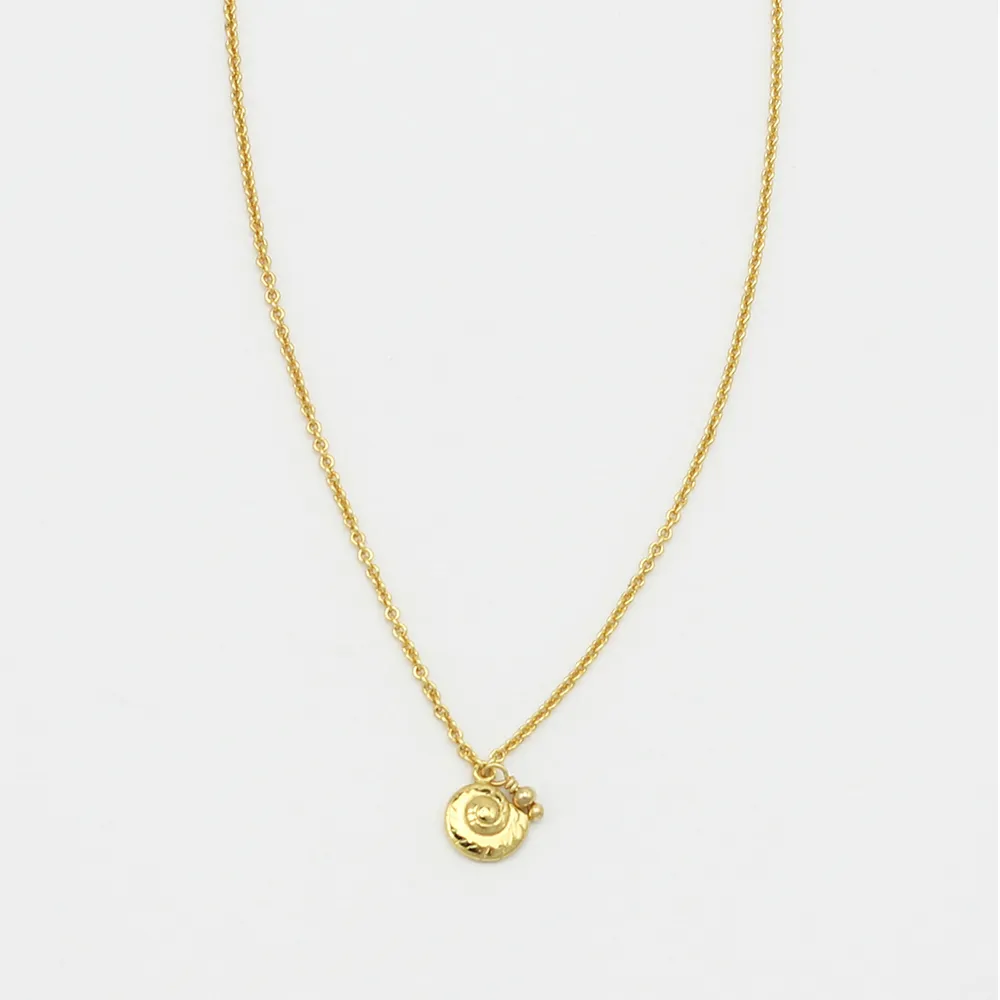 Jolie & Deen Womens SEASHELL NECKLACE GOLD