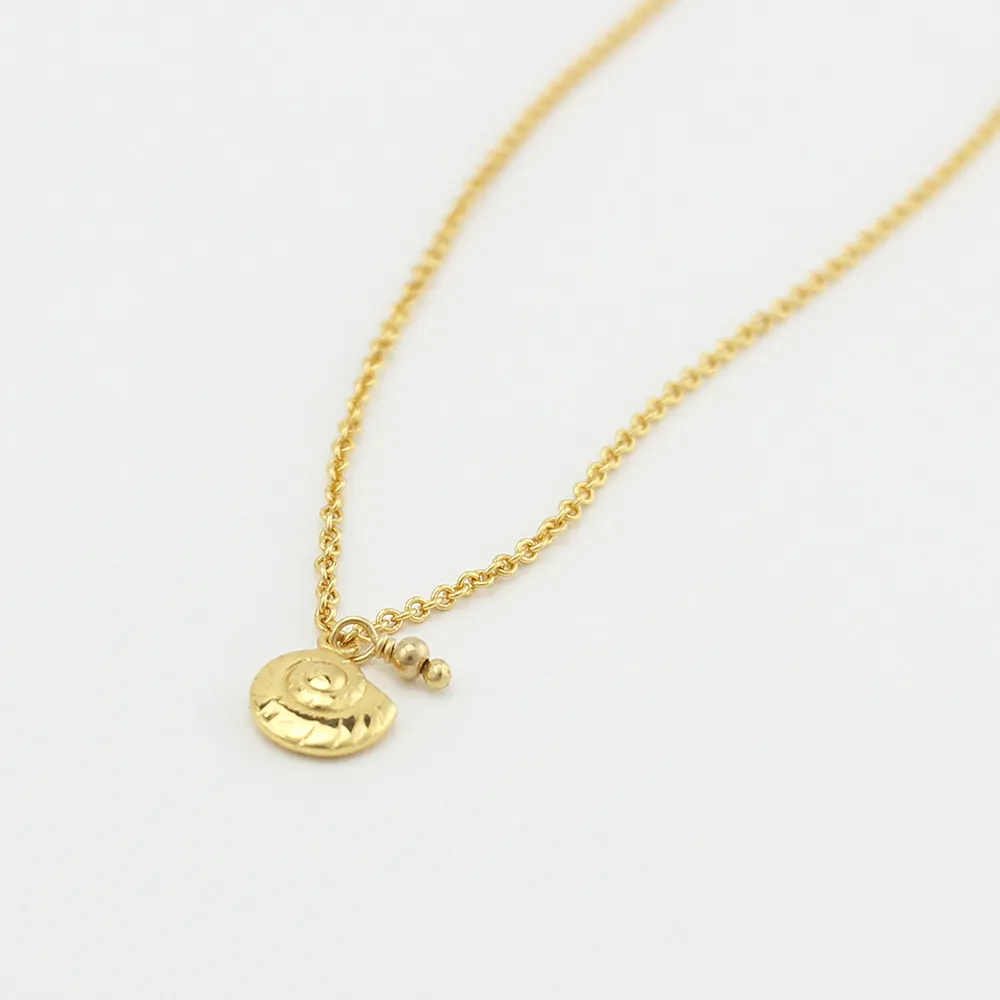 Jolie & Deen Womens SEASHELL NECKLACE GOLD