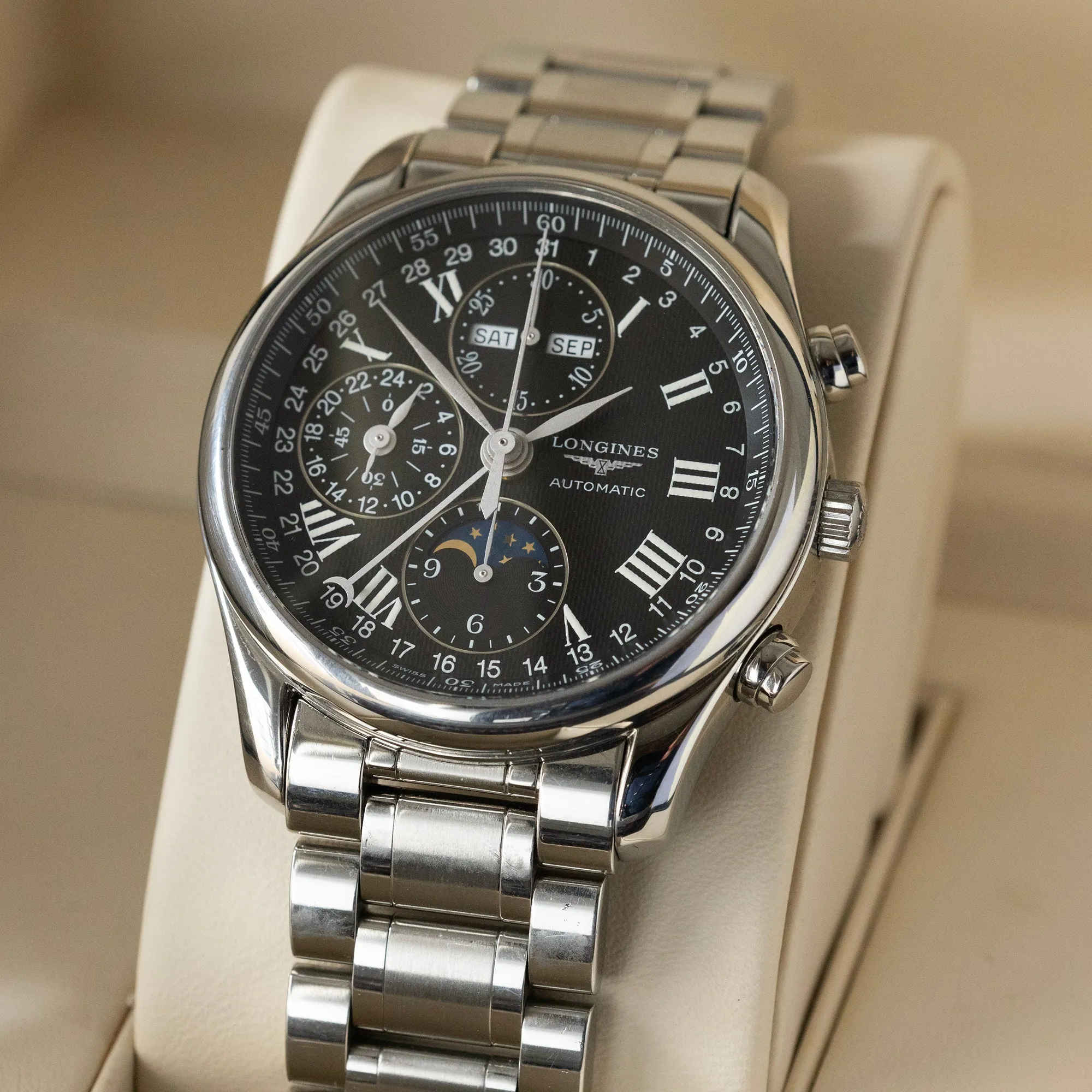 Longines - Master Collection Moonphase Chronograph Calendar L2.673.4.51.6