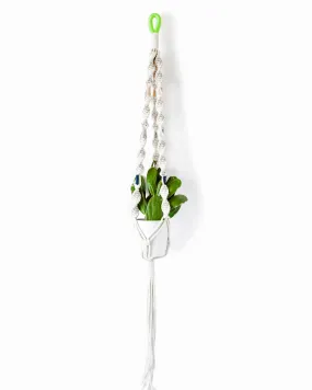 Macrame Plant Hangers in Colorblock Hawai