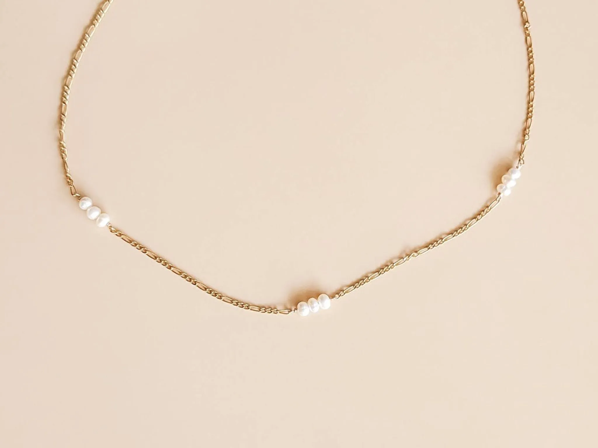 Mariel Gold-Filled Pearl Necklace