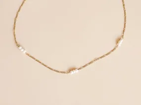 Mariel Gold-Filled Pearl Necklace