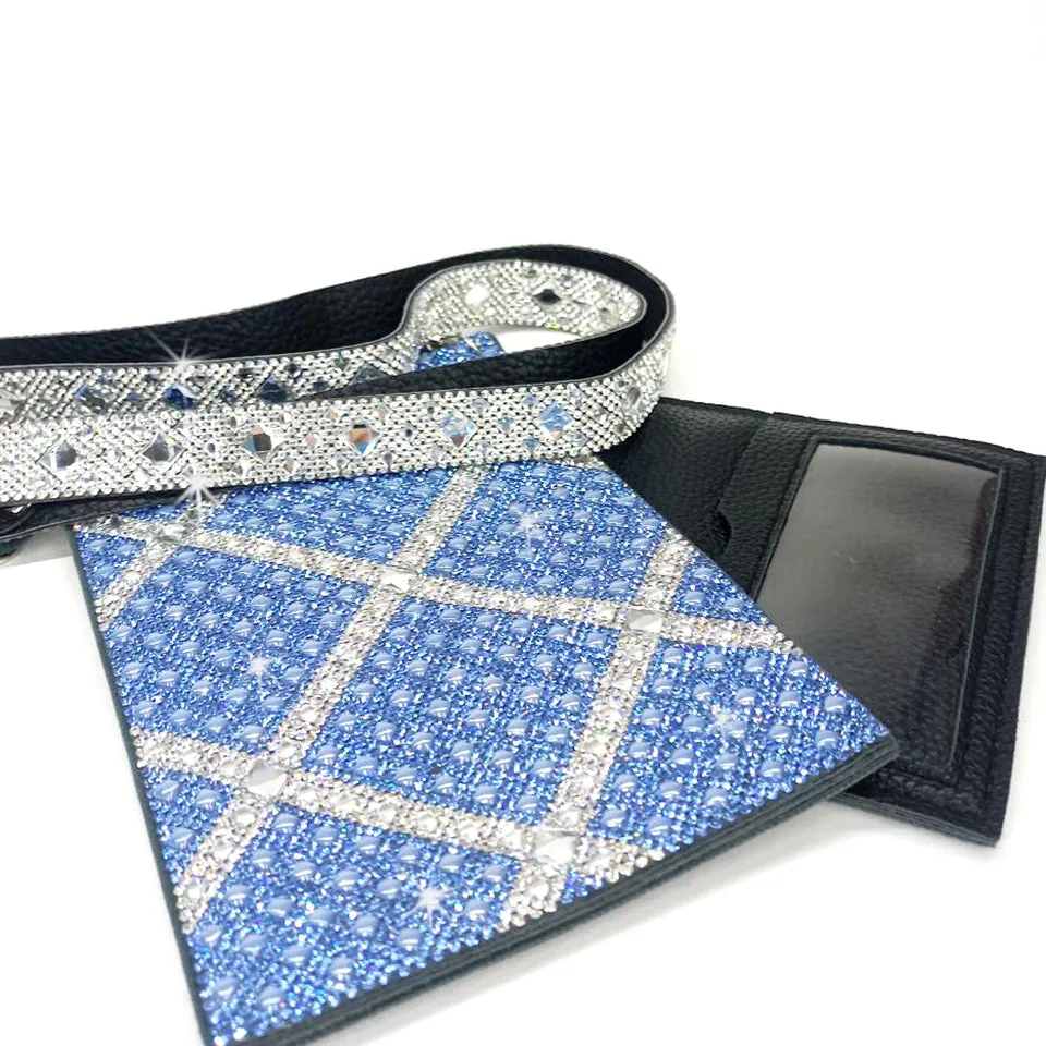 Mariners Cross Light Blue Crystal Cellphone Crossbody - Jacqueline Kent