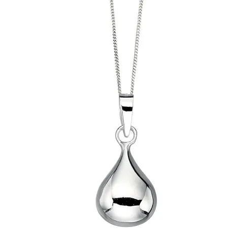 Mini Teardrop Silver Pendant