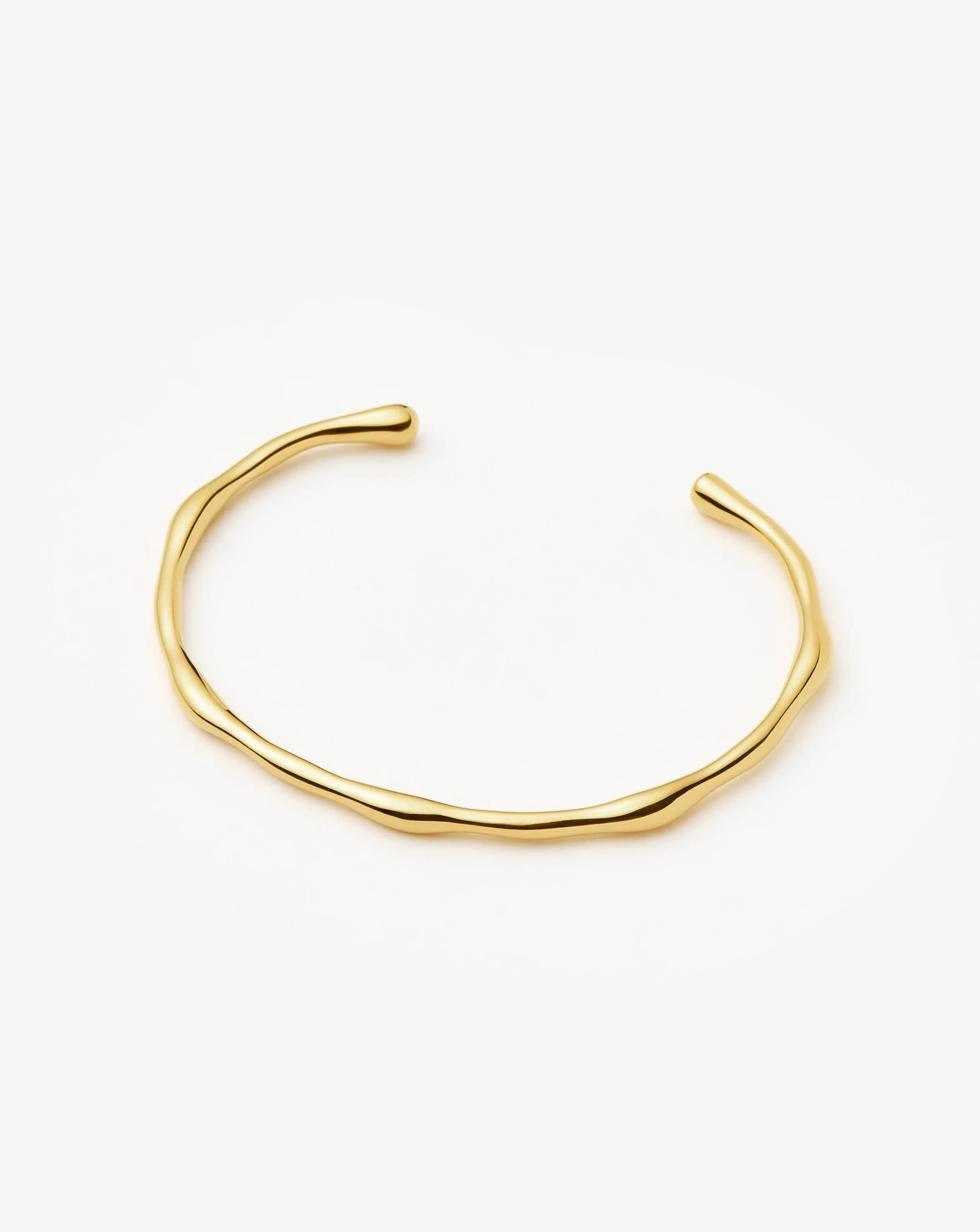 Molten Cuff Bracelet | 18ct Gold Plated