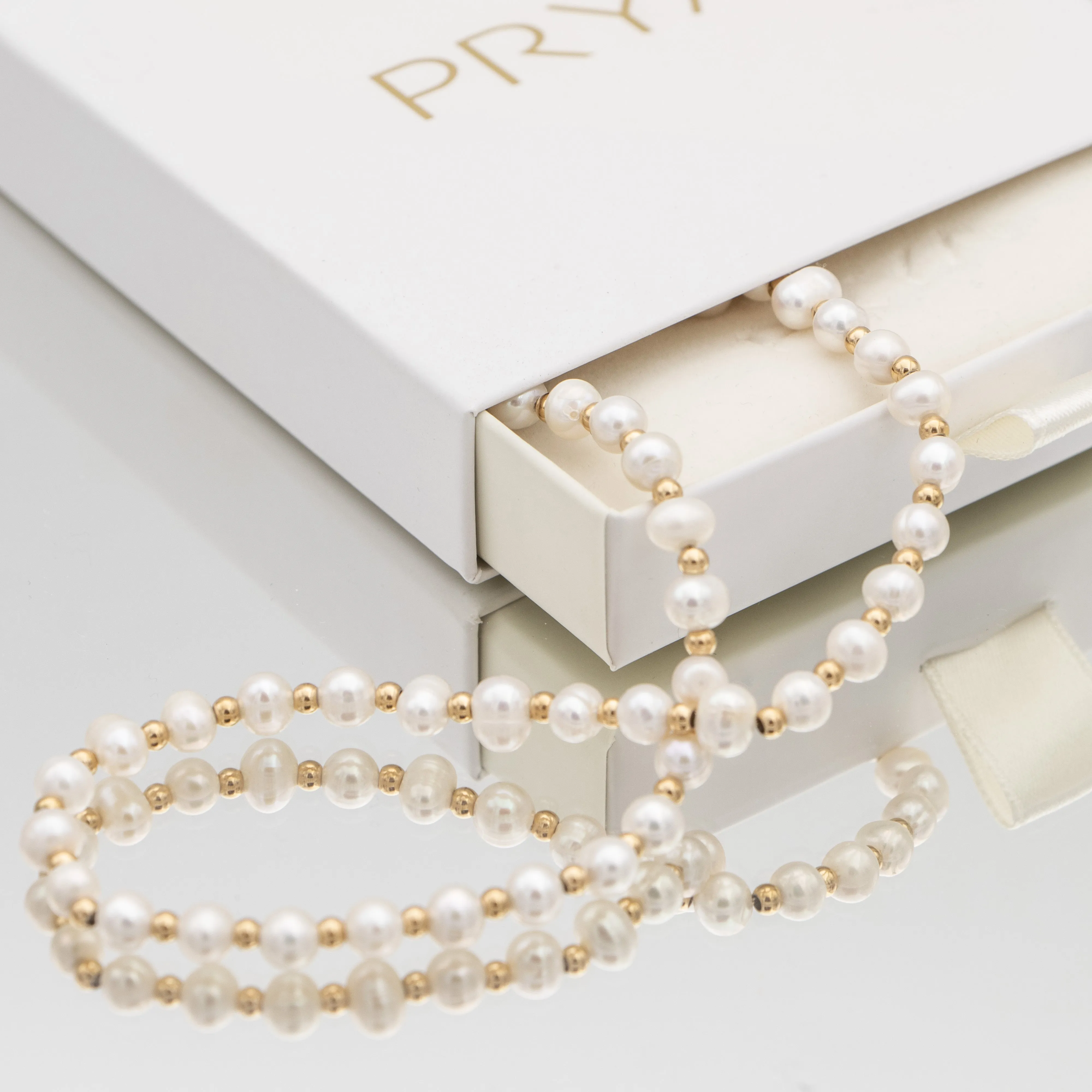 Nadia Pearl Bead Necklace