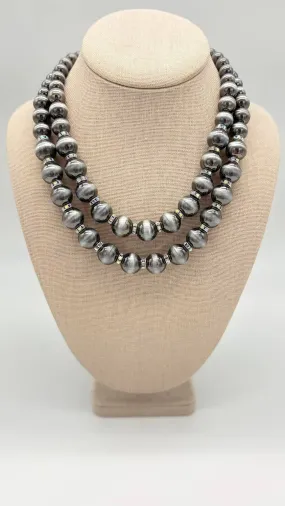 Navajo Pearl Two Necklace Set