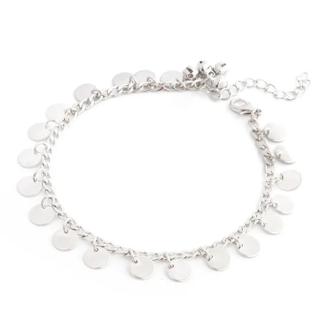New bohemian bell handwoven bracelet anklet Woman