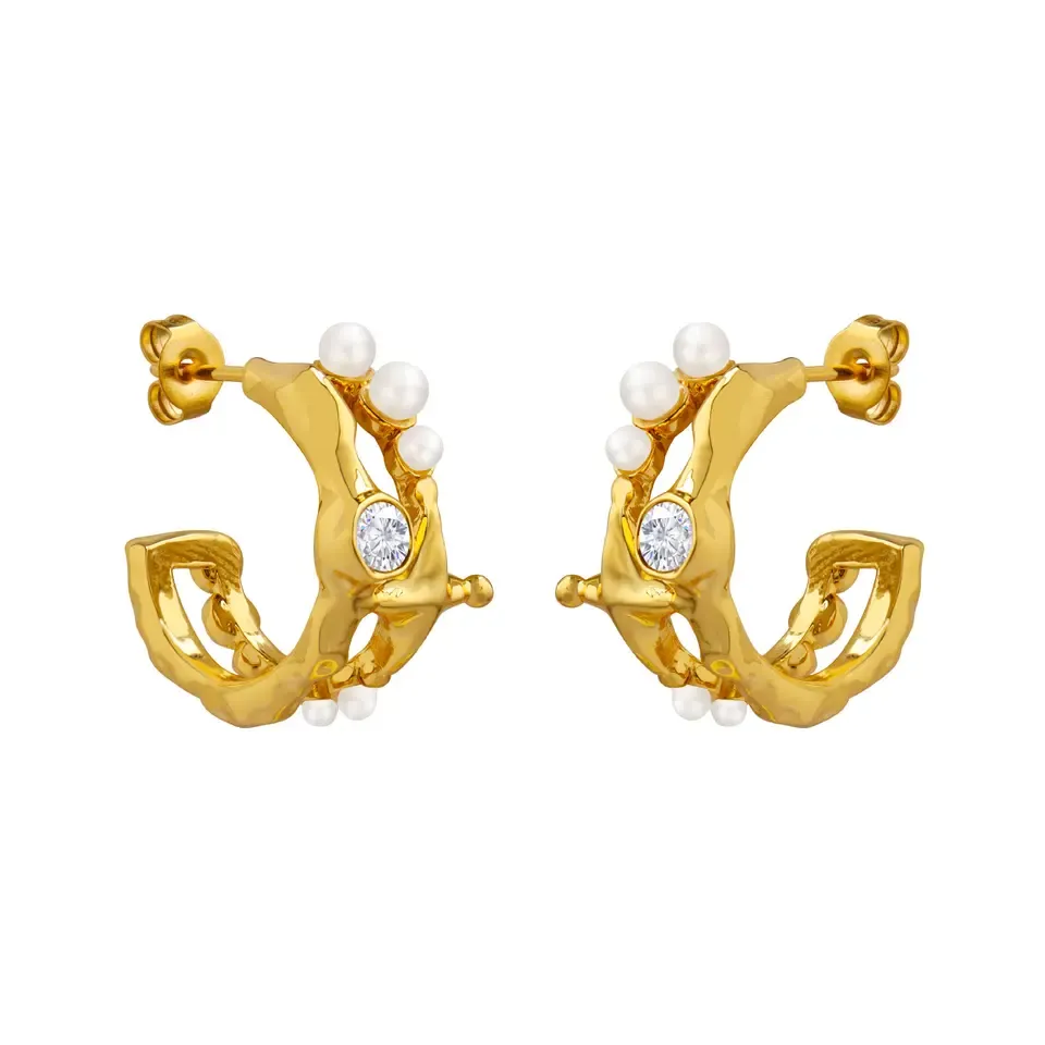 Nina Hoop Earrings