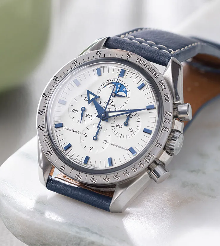 Omega Speedmaster 3575.20 Date Moonphase Broad Arrow Hands