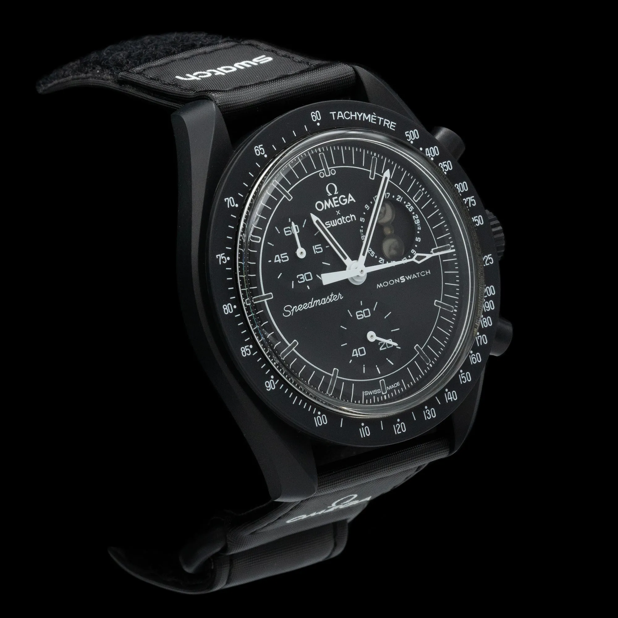 Omega x Swatch Mission to MoonPhase 'New Moon Snoopy'