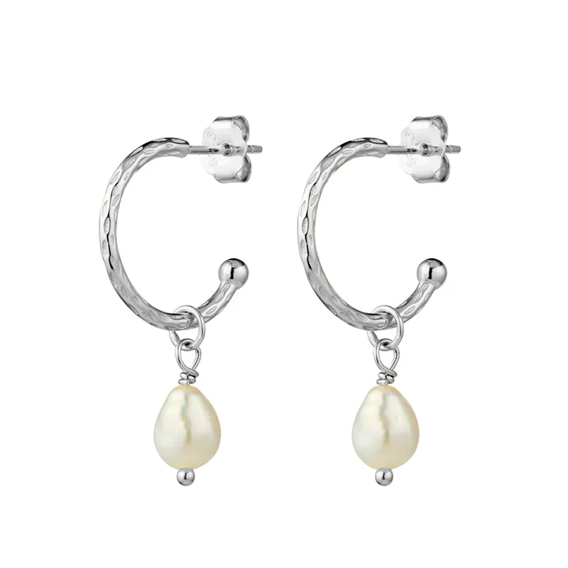 PEARLE DROPLET HOOPS