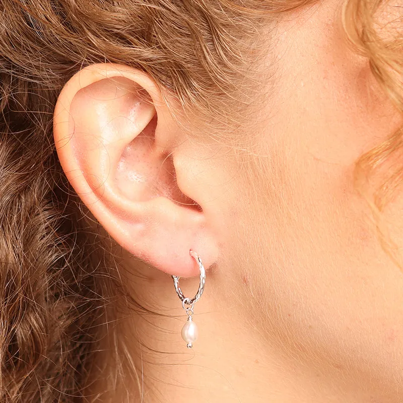 PEARLE DROPLET HOOPS