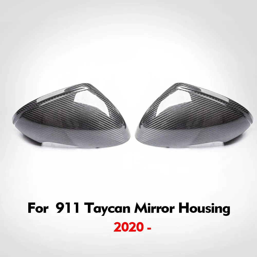 Porsche 911 Taycan 2020-Upgraded real carbon fiber mirror housing replacement parts