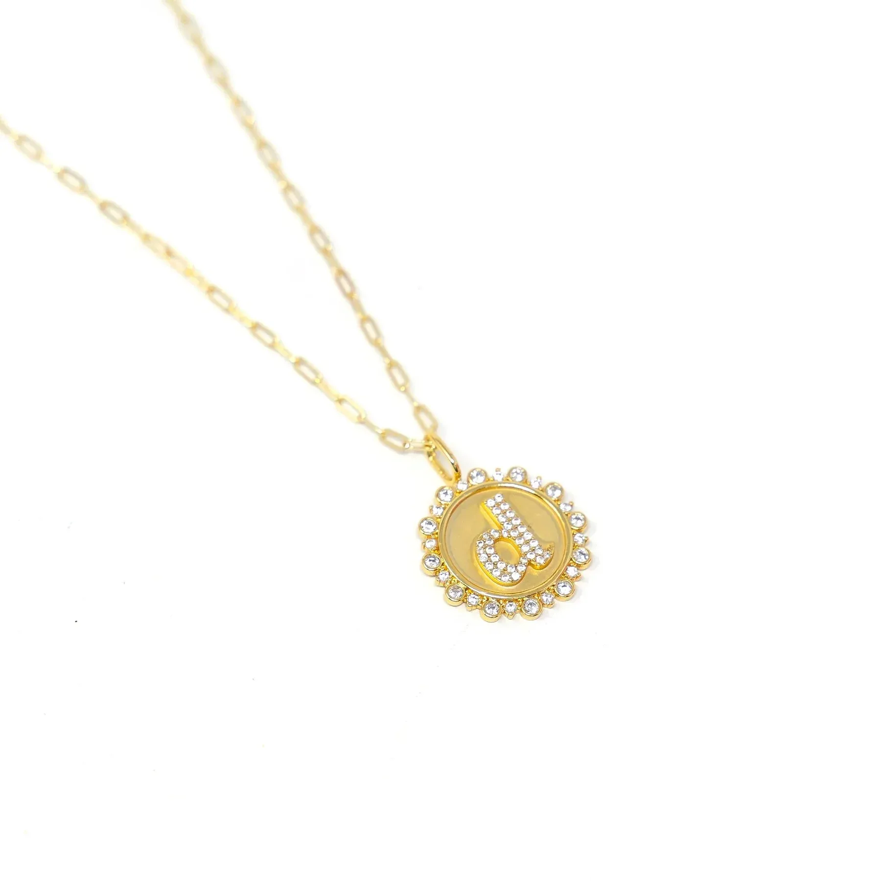 PREORDER: Vintage Coin Initial Charm