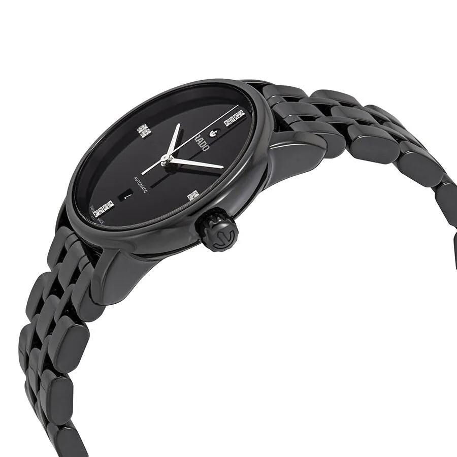 Rado DiaMaster Automatic Diamond Black Dial Ladies Watch R14043717