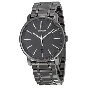 Rado DiaMaster Black Dial Plasma Ceramic Men's Watch R14072177