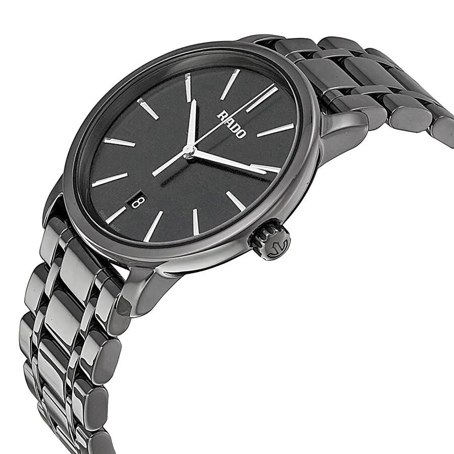 Rado DiaMaster Black Dial Plasma Ceramic Men's Watch R14072177