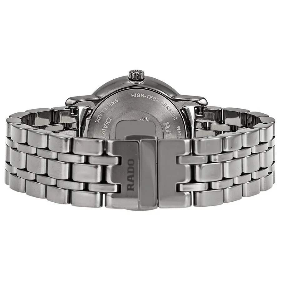 Rado DiaMaster Black Diamond Dial Black Ceramic Ladies Watch R14064707