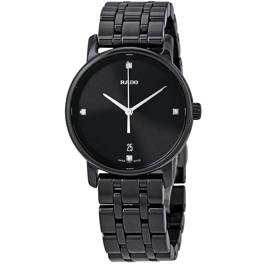 Rado DiaMaster Diamond Black Dial Ladies Watch R14063717