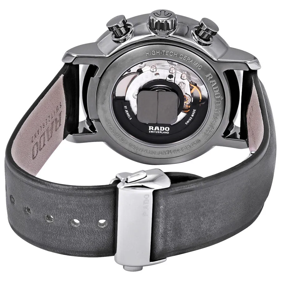 Rado DiaMaster XXL Dark Grey Dial Automatic Men's Leather Watch R14076115