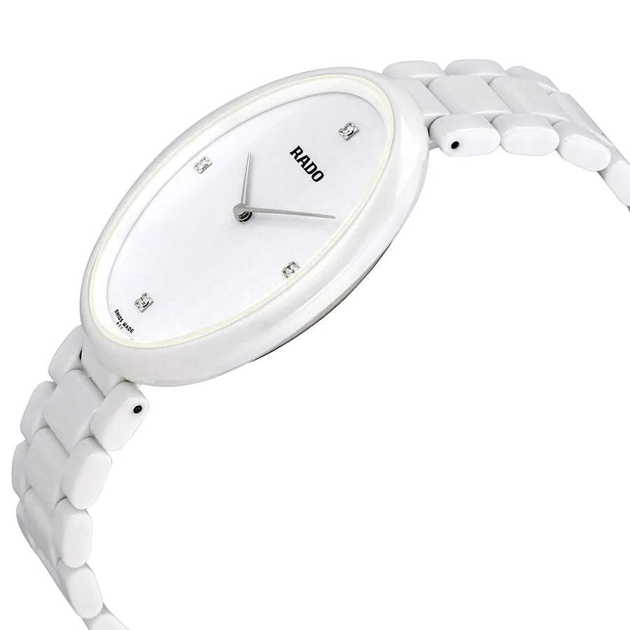 Rado Esenza White Dial White High-tech Ceramic Ladies Watch R53092712