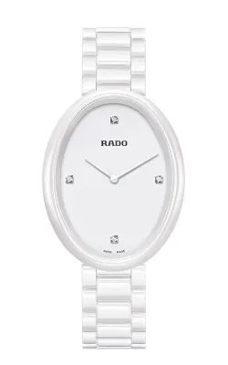 Rado Esenza White Dial White High-tech Ceramic Ladies Watch R53092712