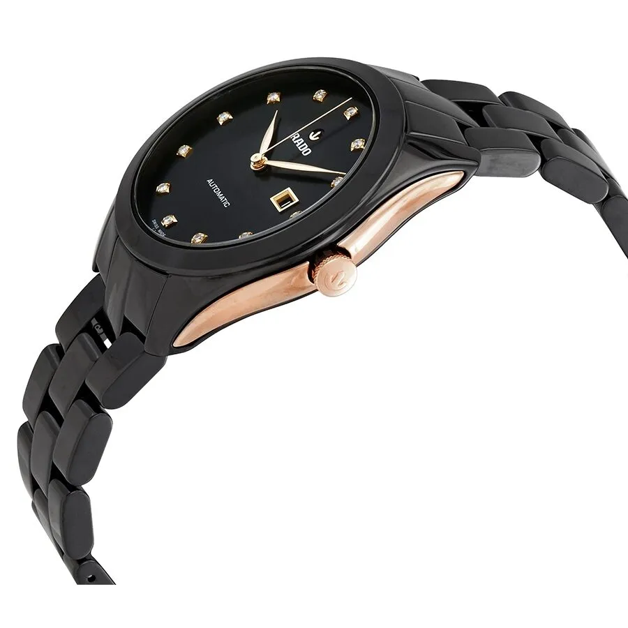 Rado HyperChrome Automatic Diamond Black Dial Ladies Limited Edition Watch R32255712