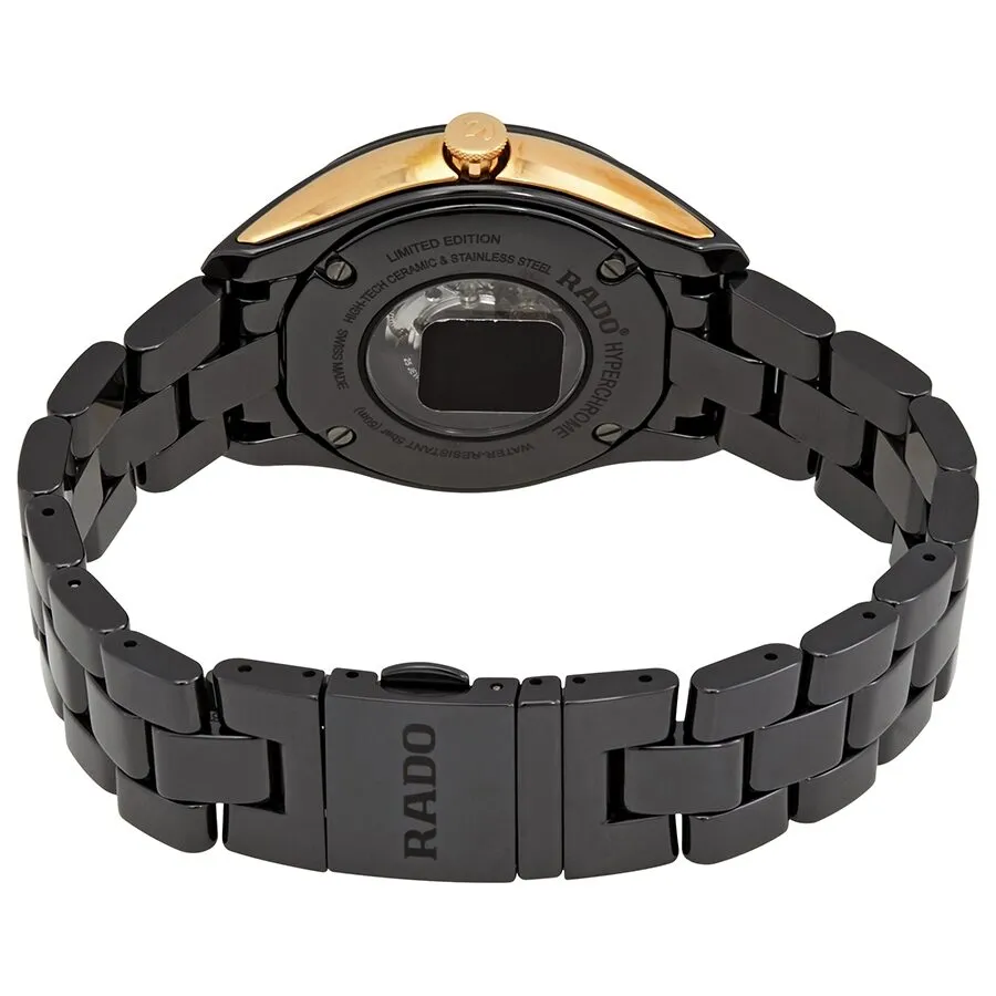 Rado HyperChrome Automatic Diamond Black Dial Ladies Limited Edition Watch R32255712