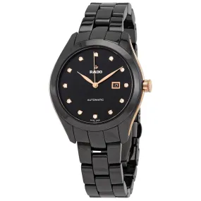 Rado HyperChrome Automatic Diamond Black Dial Ladies Limited Edition Watch R32255712