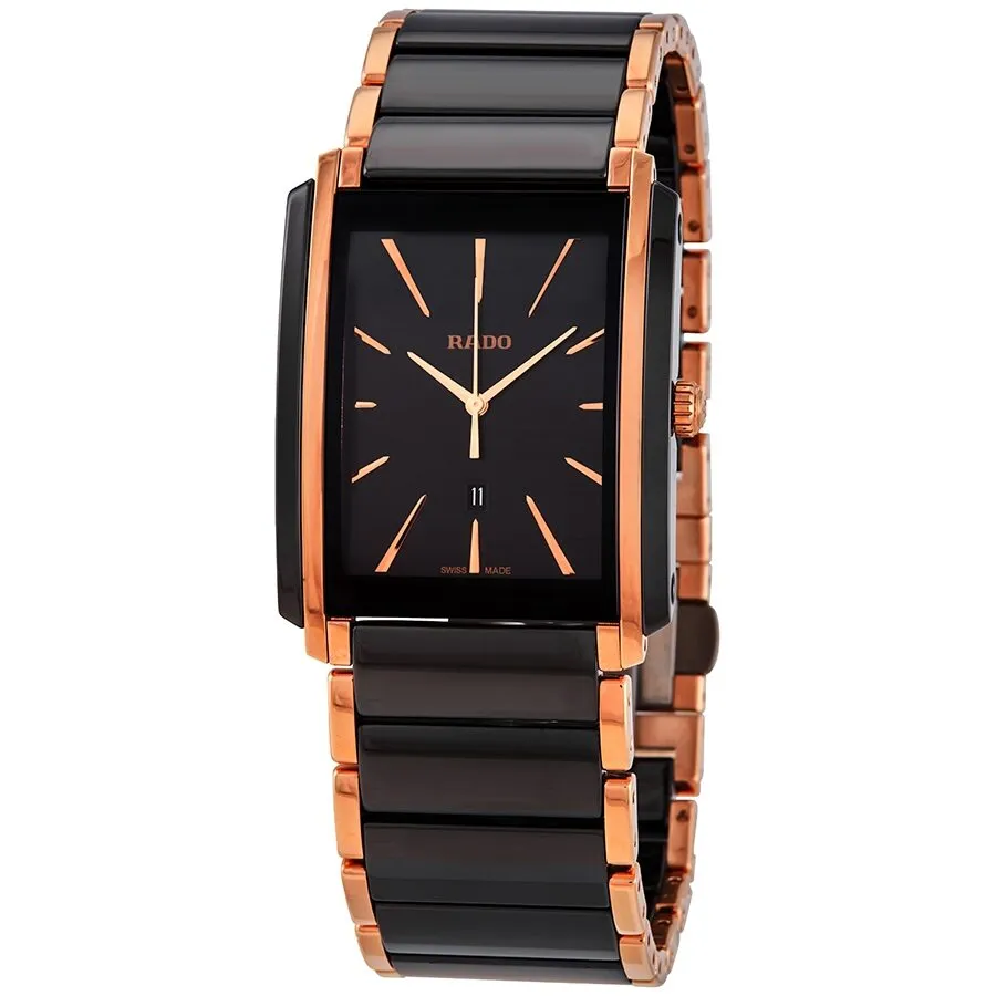 Rado Integral Quartz Black Dial Men's Watch R20227162
