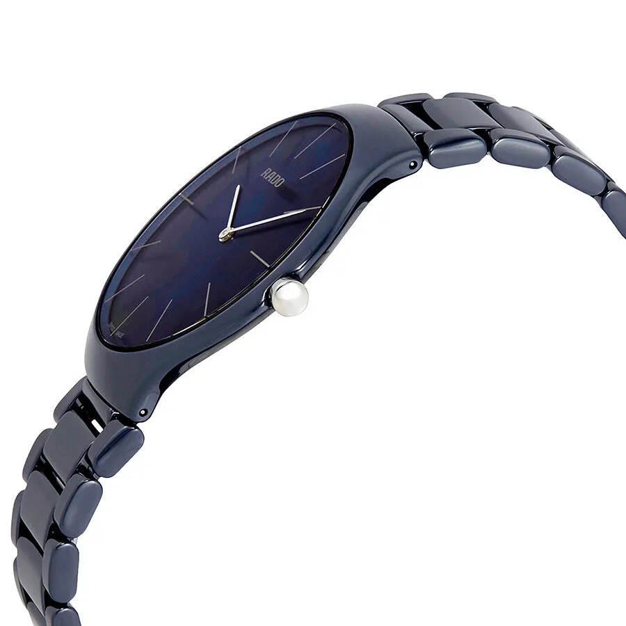 Rado True Thinline Blue Mother of Pearl Dial Men's Watch R27005902