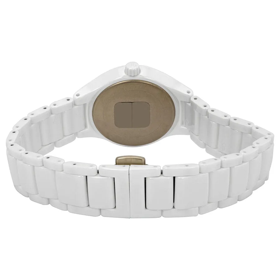 Rado True White Dial Ladies Ceramic Watch R27061012