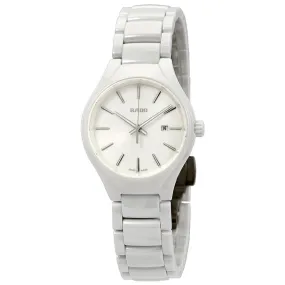 Rado True White Dial Ladies Ceramic Watch R27061012