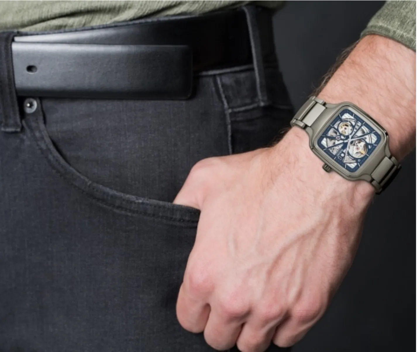 RD Watch True Square Open Heart