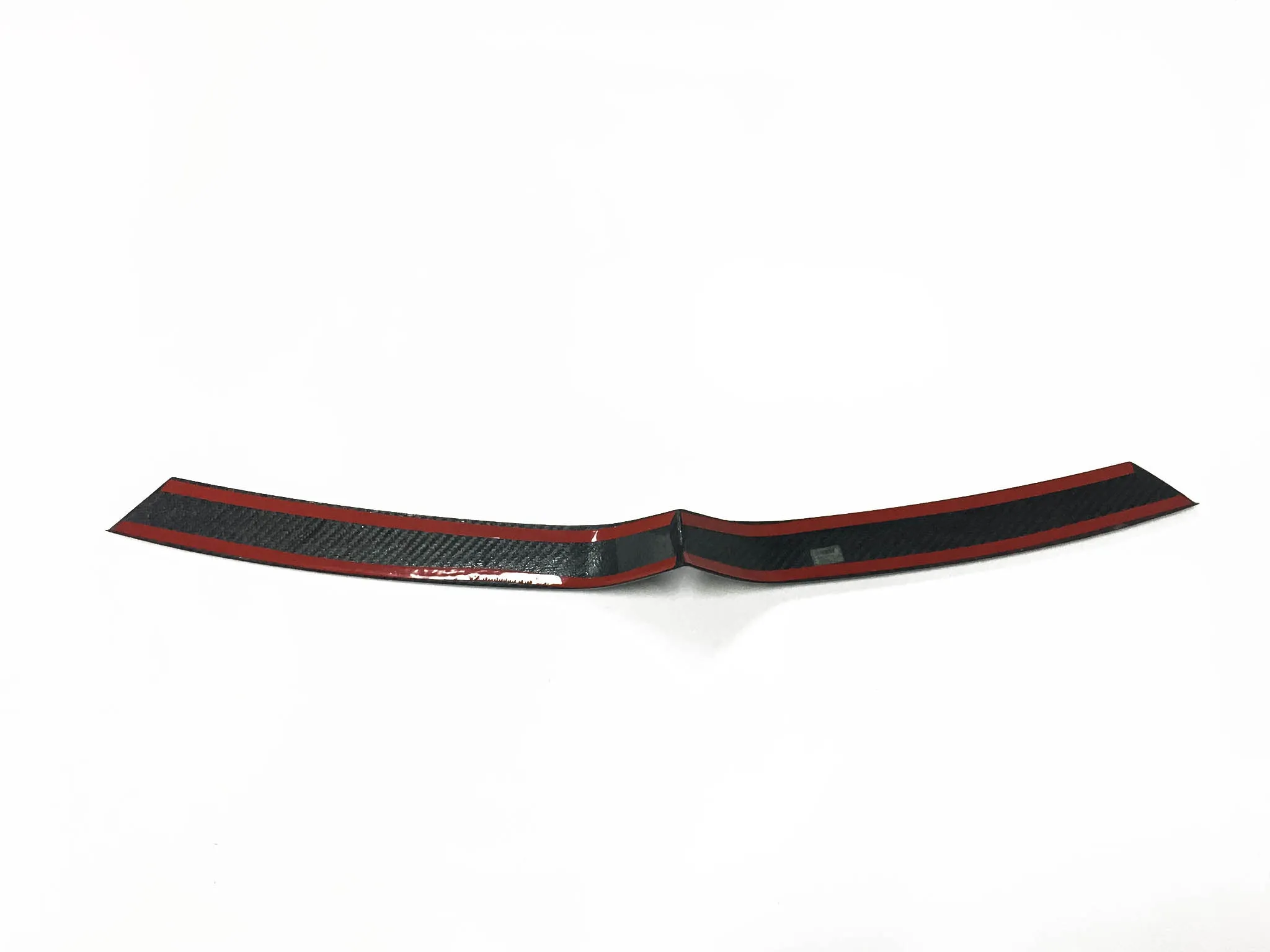 Real Carbon Fiber Front Bumper Inlay For Tesla Model X 2017-2025 