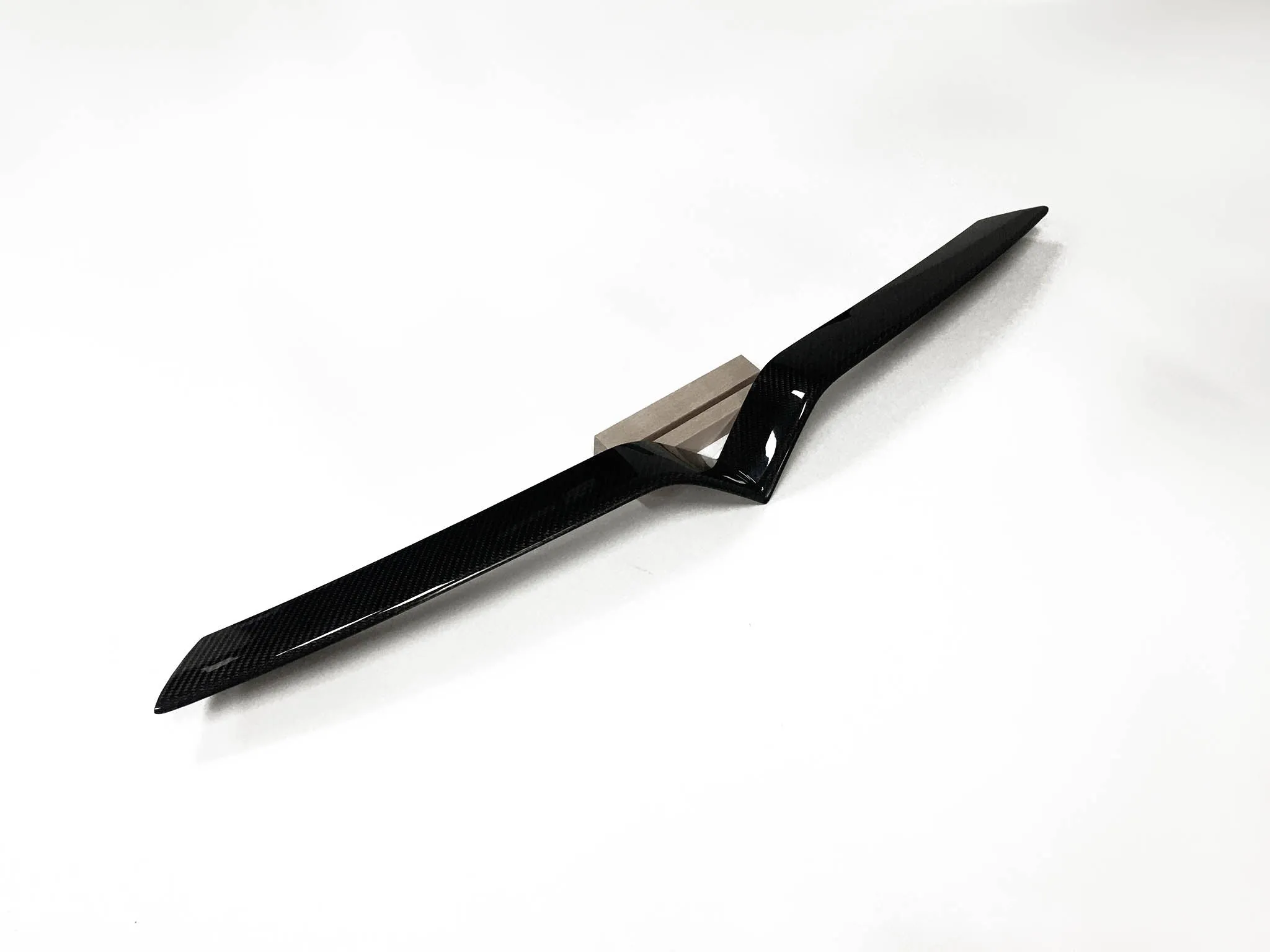 Real Carbon Fiber Front Bumper Inlay For Tesla Model X 2017-2025 