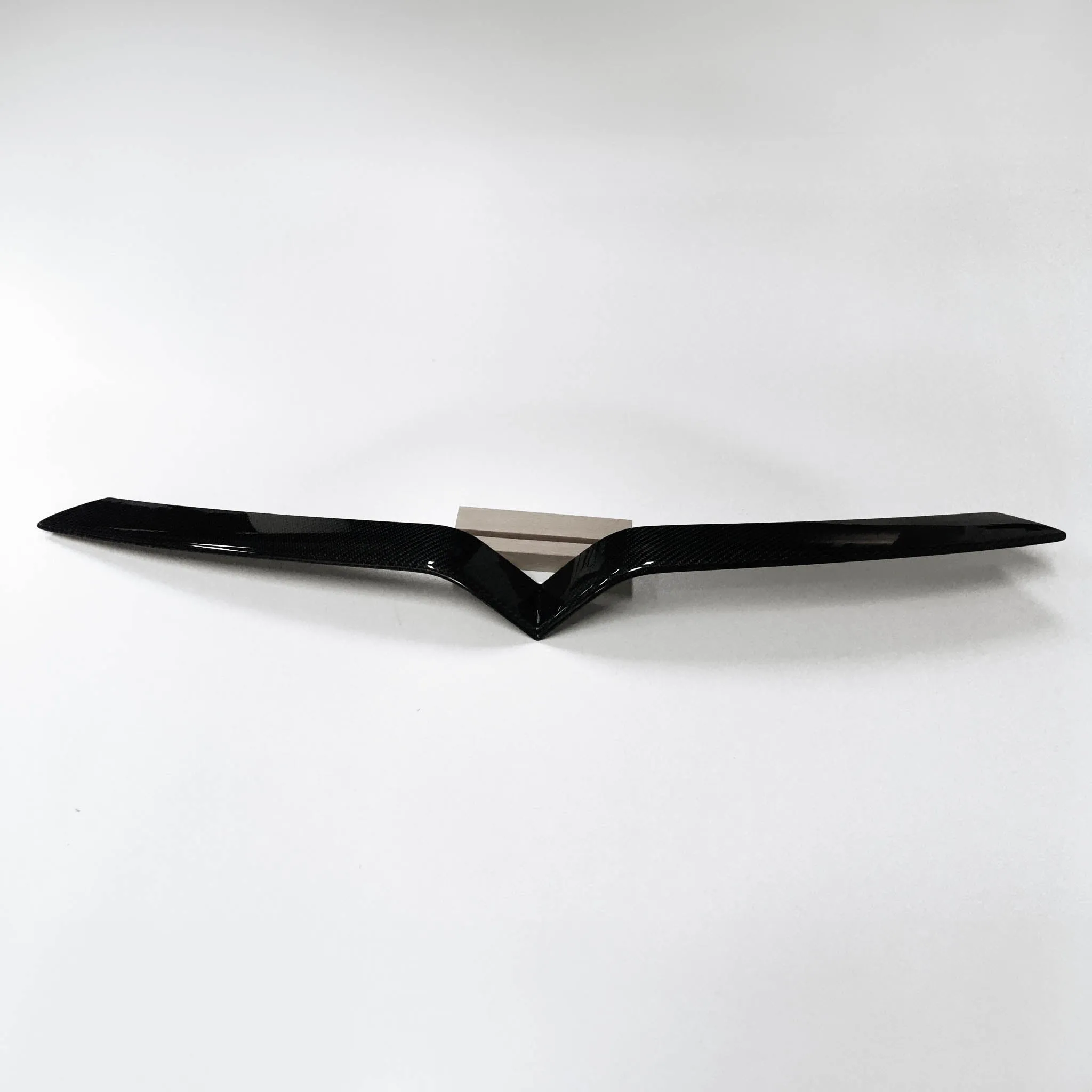 Real Carbon Fiber Front Bumper Inlay For Tesla Model X 2017-2025 