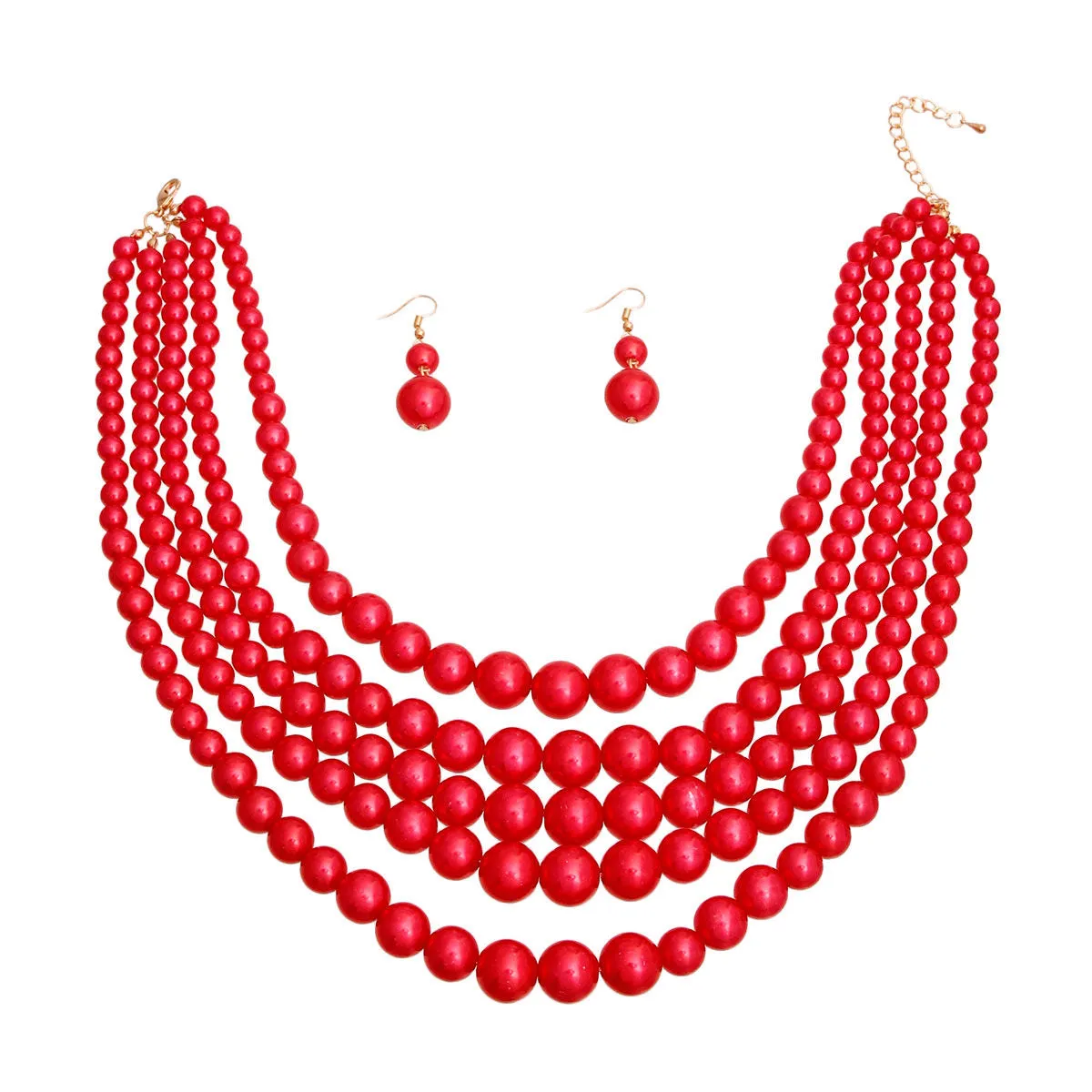 Red Pearl 5 Layer Set