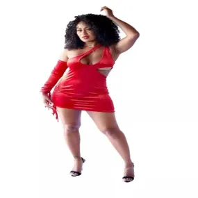 Red Velvet Dress