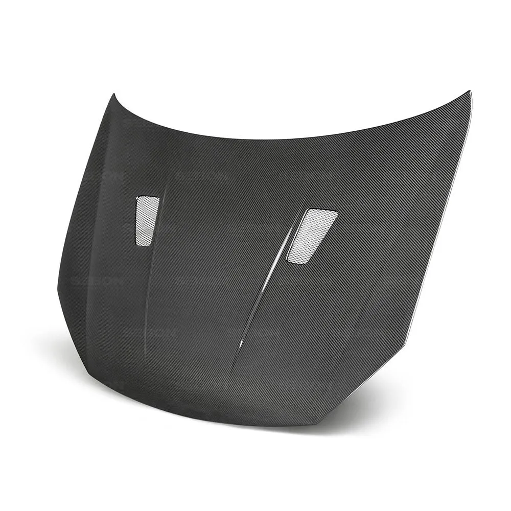 SEIBON Carbon Fiber Hood VW Golf / Golf GTI / Golf R MK6 (10-14) DV Vented/TM/OEM Style