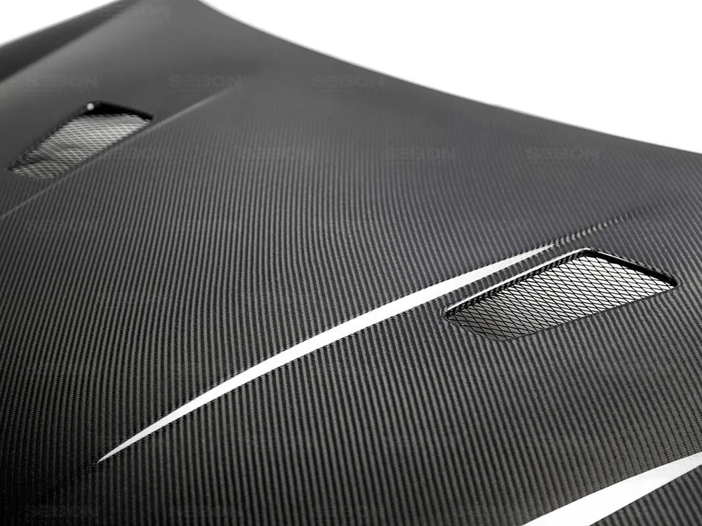 SEIBON Carbon Fiber Hood VW Golf / Golf GTI / Golf R MK6 (10-14) DV Vented/TM/OEM Style