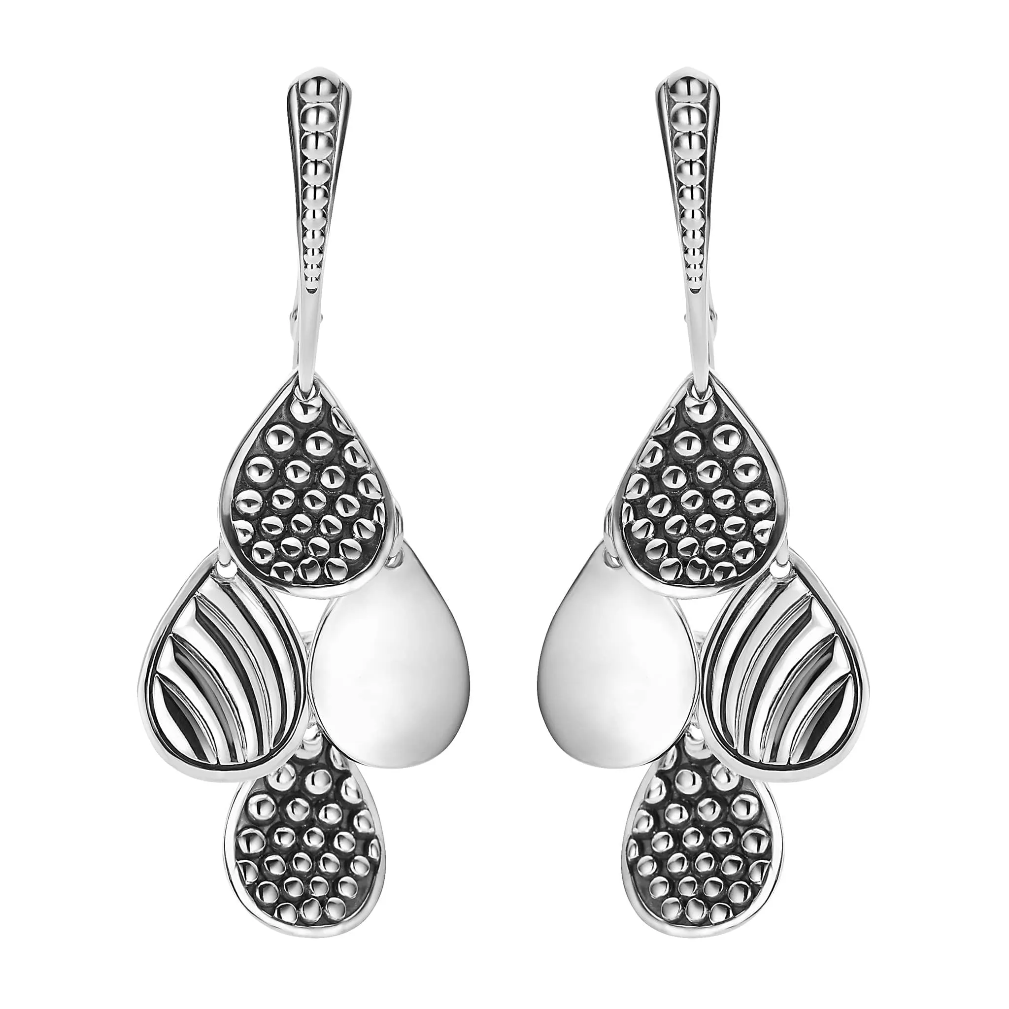 Signature Caviar Drop Earrings