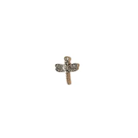 Silver Dragonfly Charm VIII