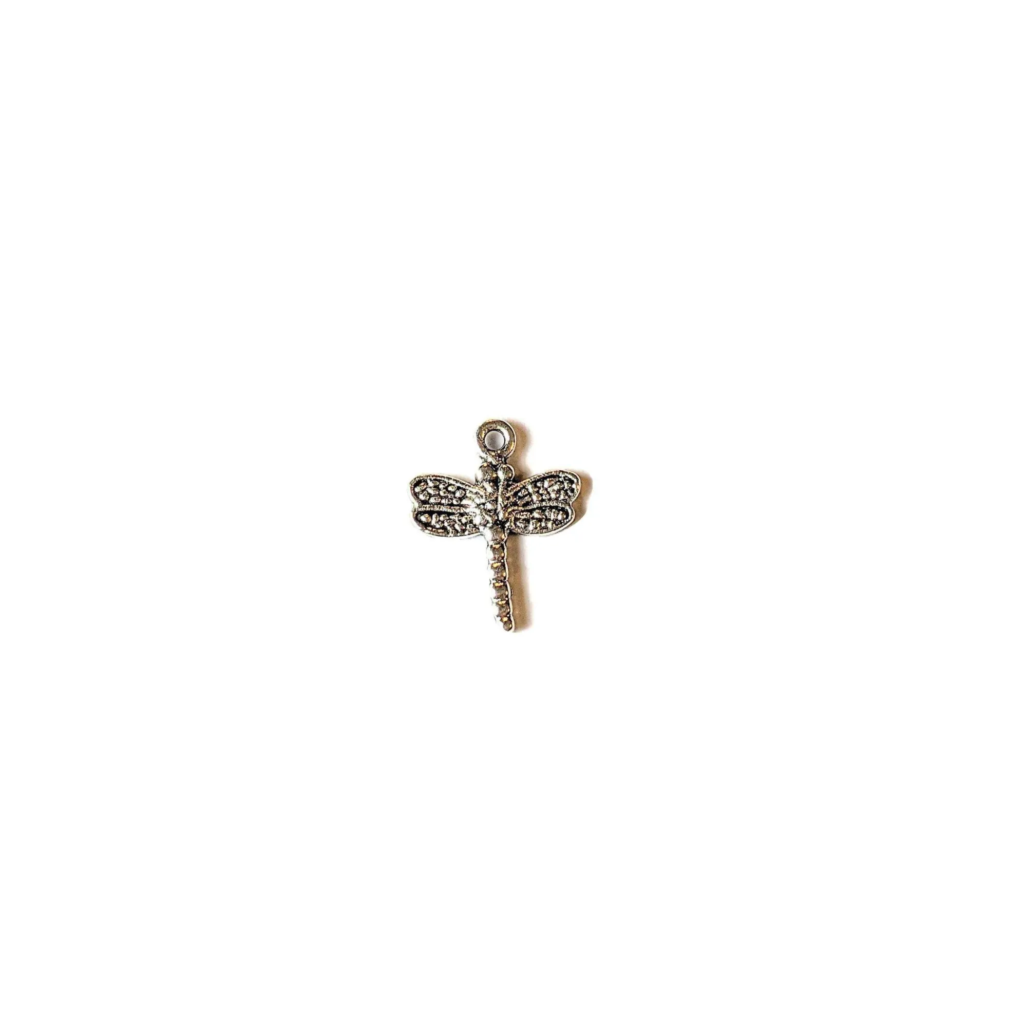 Silver Dragonfly Charm VIII
