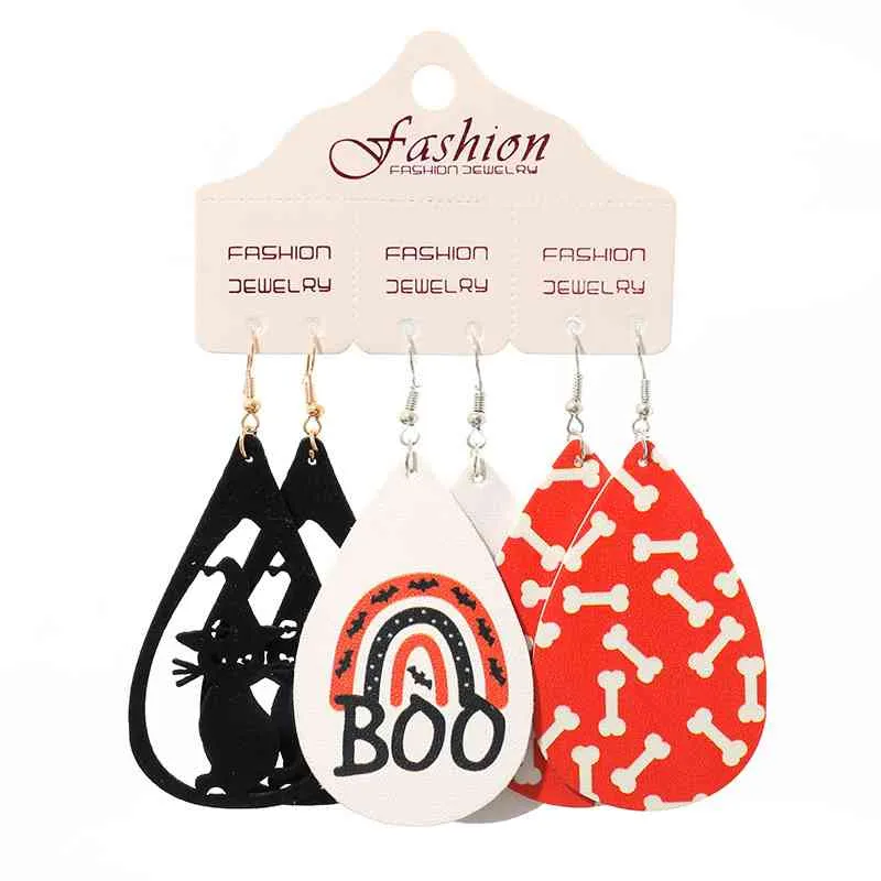 Teardrop Halloween Dangle Earrings