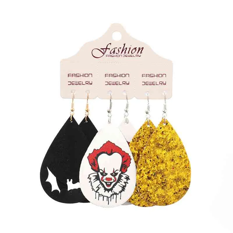 Teardrop Halloween Dangle Earrings